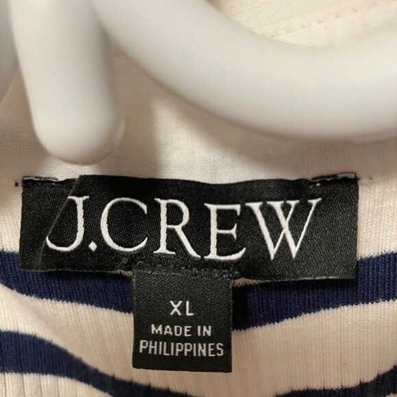 Striped navy and White Blouse - Picture 5 of 6